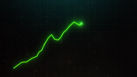 The-ascending-trend-of-the-Green-Line-on-the-graph-signifies-an-upward-trajectory,-illustrating-the-concept-of-growth-and-progress