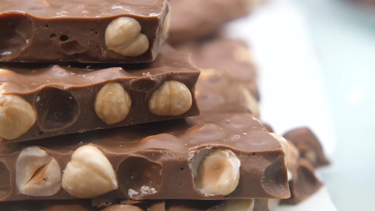 Chocolate Bars with Hazelnuts