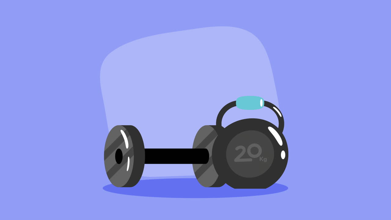 гантель и чайник