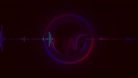 abstract digital audio waveform audio spectrum motion animation video music voice frequency sound