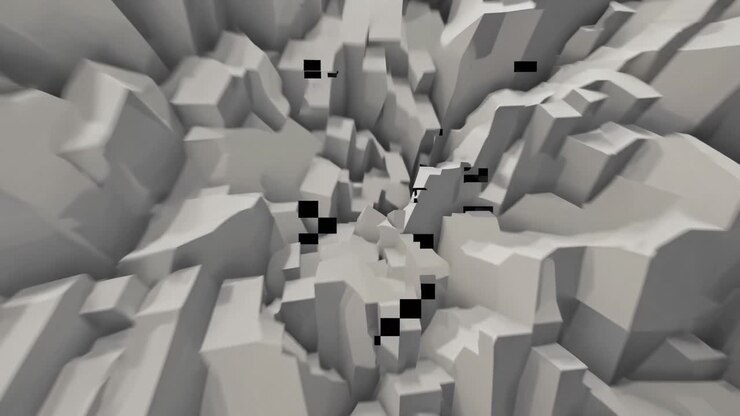 Abstract 3D Geometric Pattern