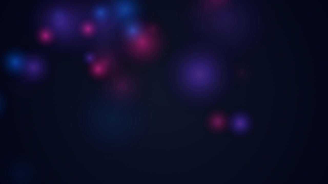 Abstract Background with Floating Blue and Pink Glowing Orbs