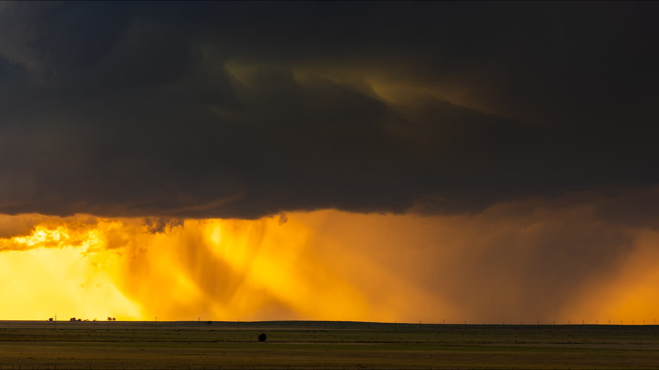 Stormy Sunset Landscape