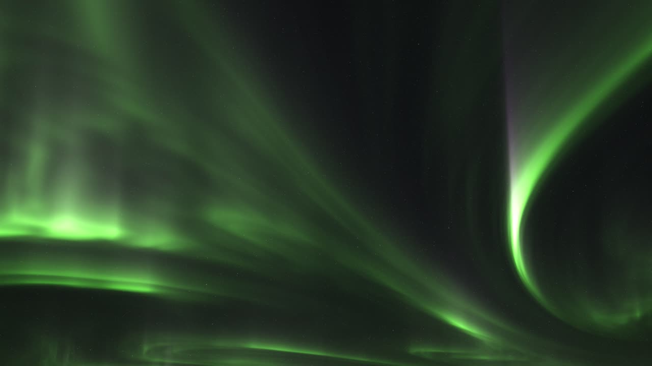 hermosa aurora boreal o luces del norte