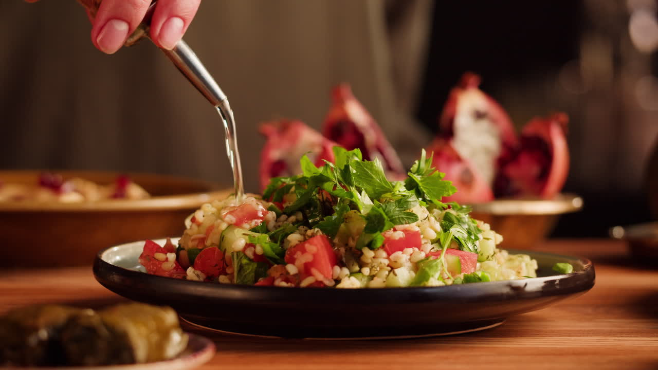 Preparing a Delicious Mediterranean Bulgur Salad
