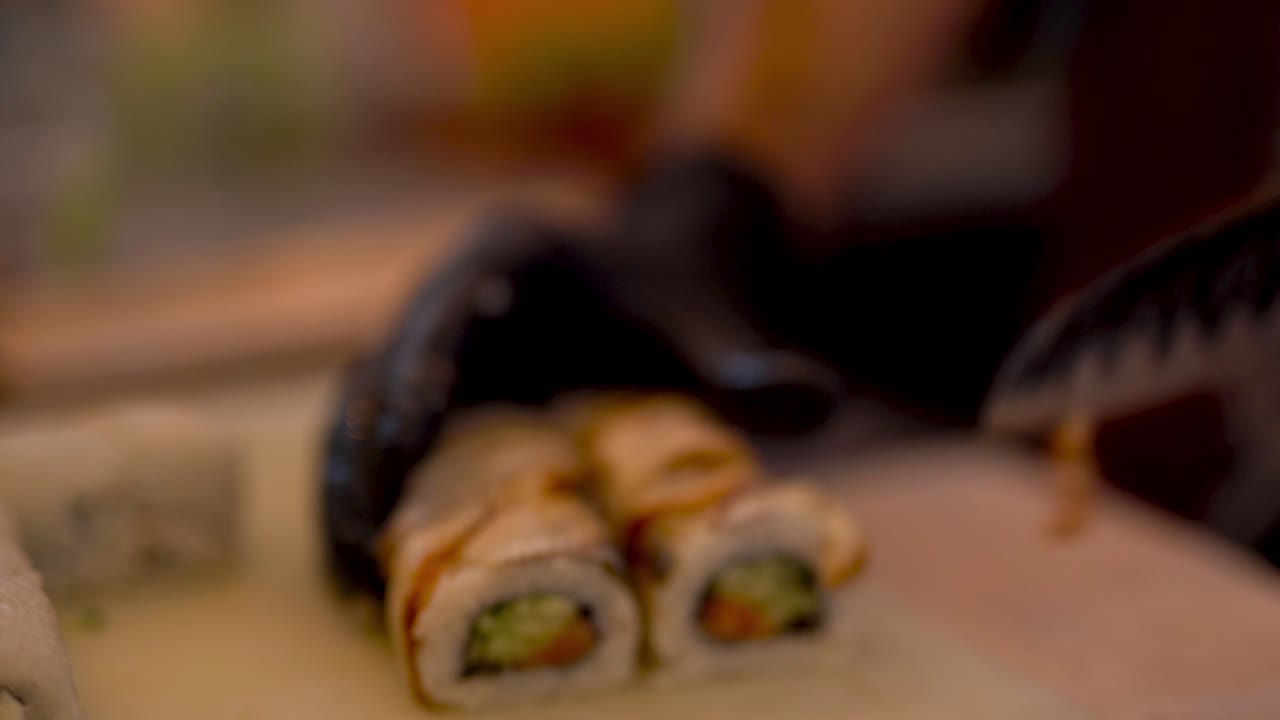 Close scene of cooking process