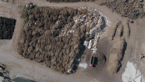 aerial view of wood factory