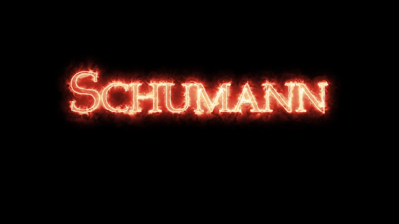 불로 쓰여진 슈만 루프