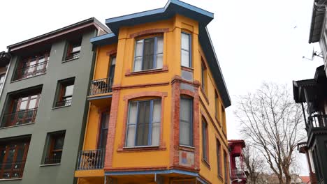 colorful historic building in a turkish city