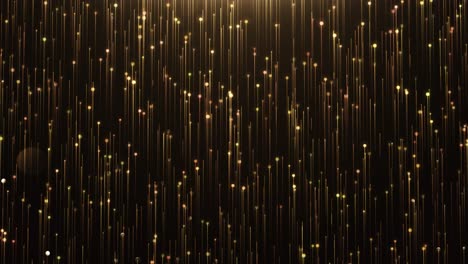 golden particle rain background