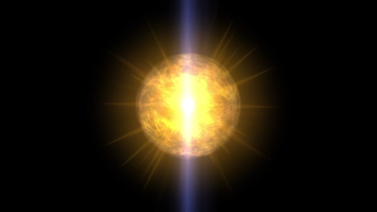 campo de fuerza de bola de energía abstracta.