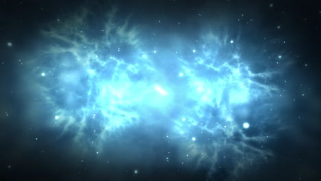 space travel galaxy nebulae in the constellation cassiopeia 4k 3d seamless loop animation