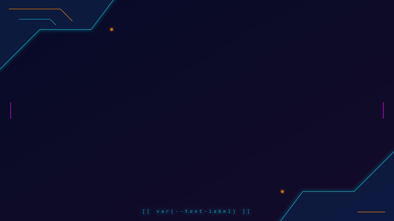 Abstract Digital Background with Animated Geometric Lines and Tech Elements