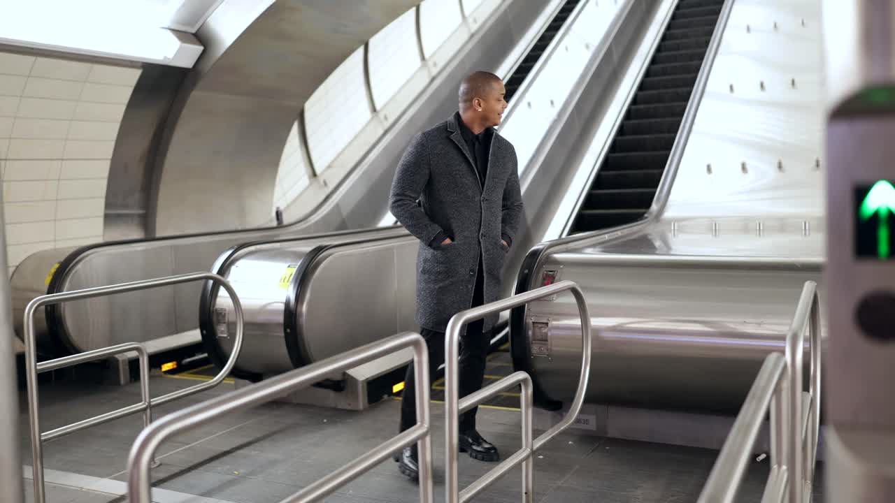 Mand i metrostation