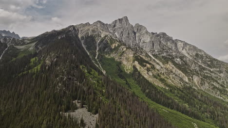 rogers pass bc canada aerial v5 drone captures stunning scenery of glacier national park, showcasing the majestic peaks, mountain ranges and hermit trailhead - shot with mavic 3 pro cine - july 2023