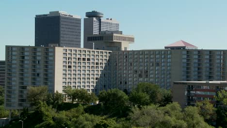 A-generic-office-and-conference-center-with-high-rises-behind