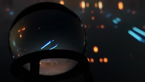 crystal ball futuristic light show digital game vortex cyberpunk effects