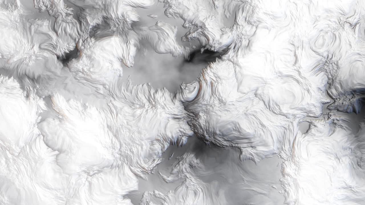 абстрактный фрактальный ландшафт. волновой и волнистый фон движения.