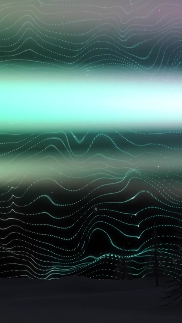 Animation of fir trees at christmas over spots