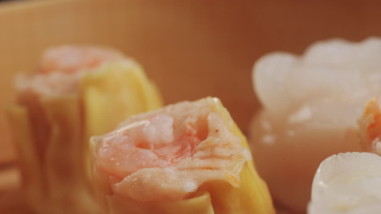 Close-up of Shrimp Dumplings