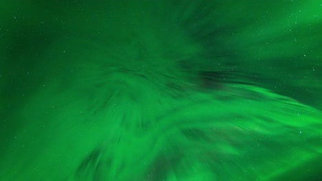 massive aurora borealis corona straight up in iceland - time-lapse video