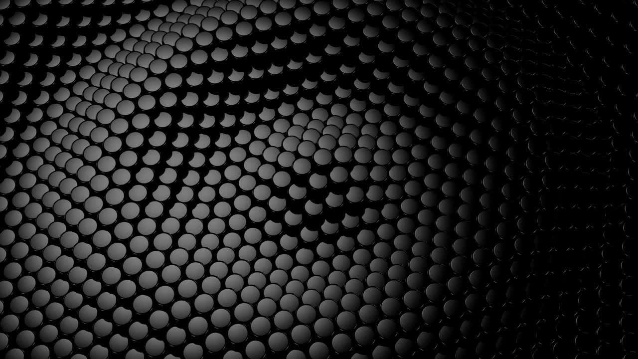 sullo sfondo di cilindri animati