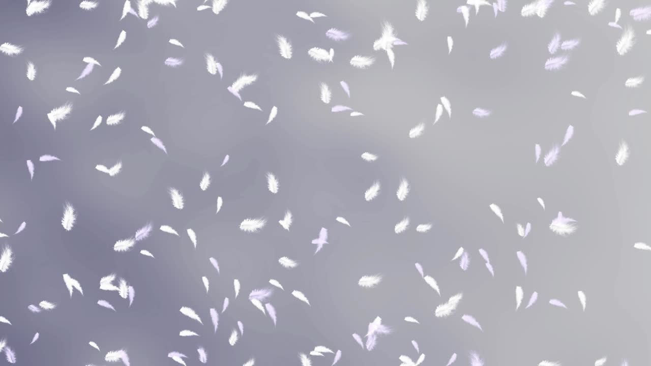 끝없는 털, 움직이는 입자, 부드러운 바람, 공기, 중심에서 천천히 떠다니는