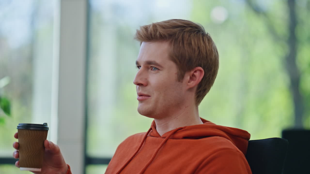 Man hand shutting laptop lid finish work office closeup. Coworkers taking break