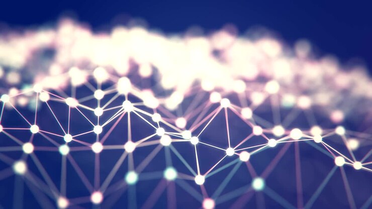 4K Abstract Network Landscape.
