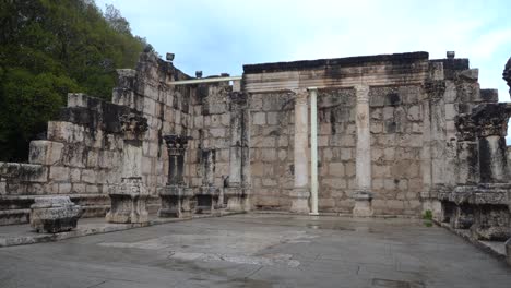 antigua sinagoga del primer siglo capernaum israel medio oriente tierra santa sitio arqueológico