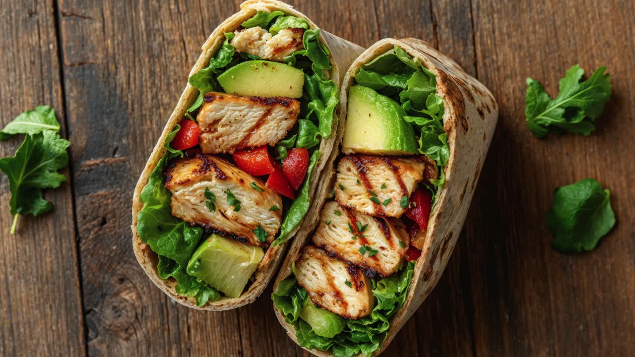 Grilled Chicken Avocado Wrap