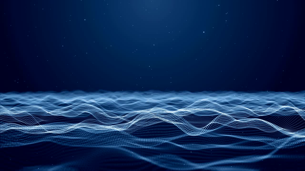 Particles dust abstract light bokeh motion titles cinematic background loop