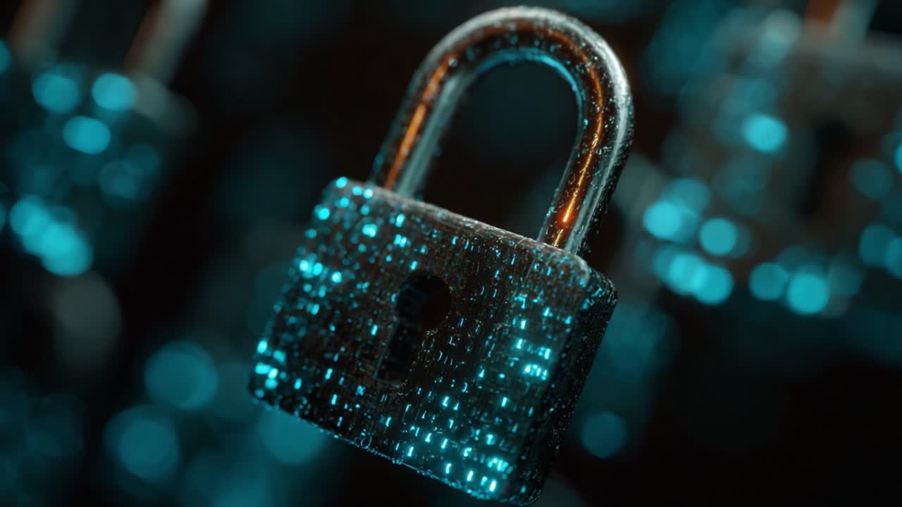Exploring the Intricacies of Digital Security: A Close-Up Look at Futuristic Lock Mechanisms Representing Data Protection and Cybersecurity Innovations