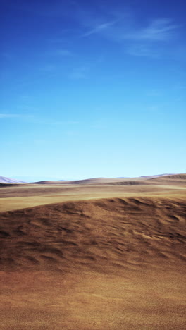 desert landscape under a clear blue sky