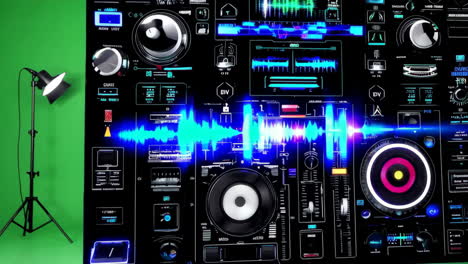 dj equipment and music production