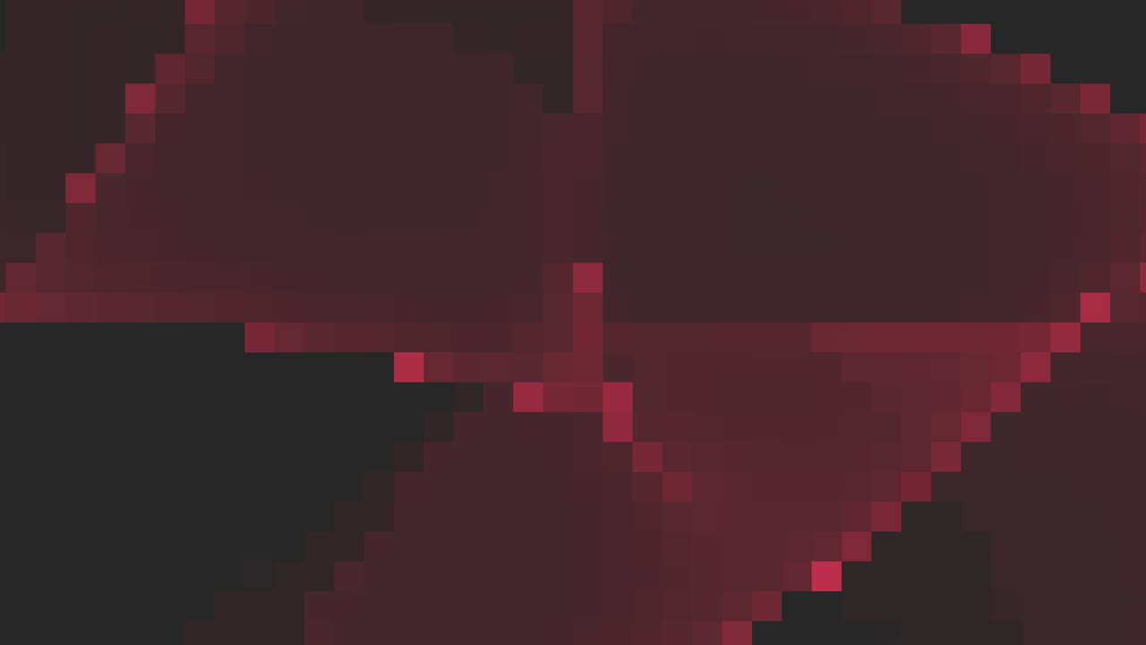 cortina roja de arte de píxeles vibrante