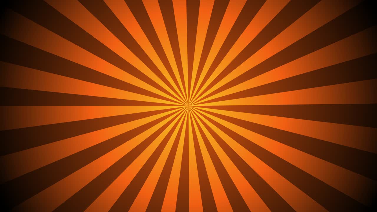 Sunburst rotating gradient background seamless loop 4k stock video
