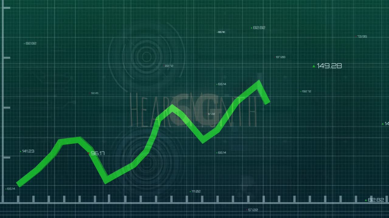animación de la red de conexiones y procesamiento de datos sobre un fondo oscuro