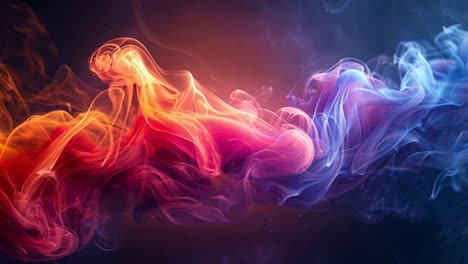 abstract colorful smoke background