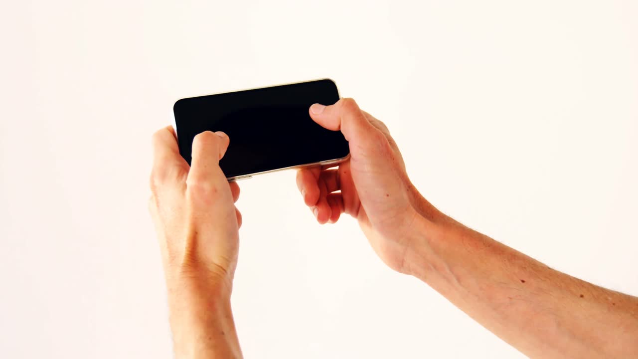 휴대 전화를 사용하는 사람