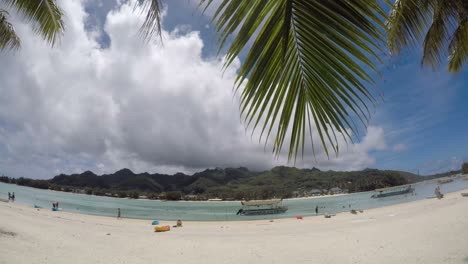 muri lagoon landscape rarotonga cook islands