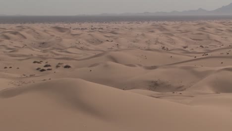 north algodones dunes in california in the midday heat, usa