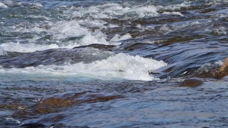 Fast-flowing-river-in-early-Spring.-Southern-Iceland