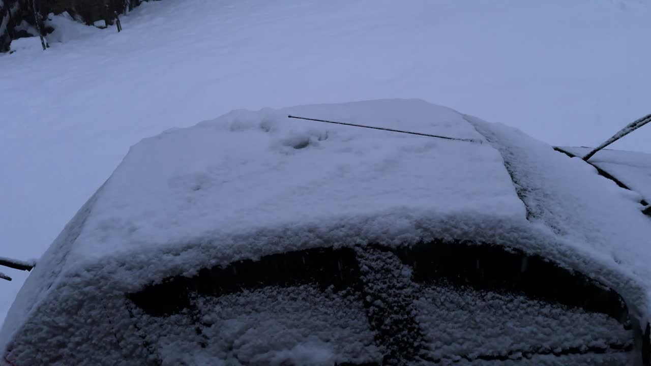 heavy snow and snowfall storm in winter forest road iran tehran countryside urban landscape cold blizzard strong wind freeze frost danger weather snowstorm sky twilight outdoors nature tree vehicle