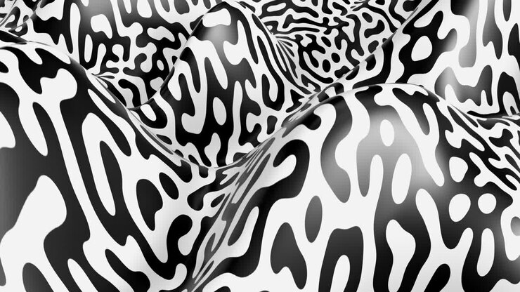 3D animated diffusion reaction animated background