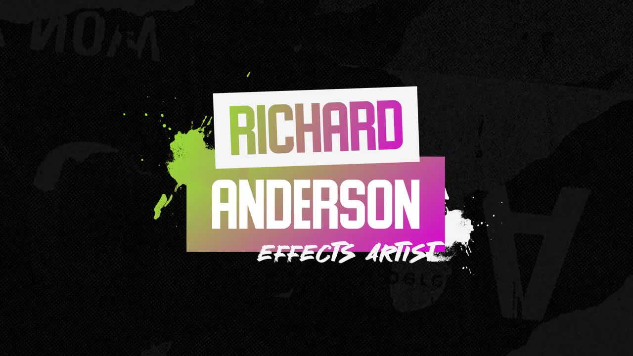 Lower Thirds Grunge 04 Adobe After Effects 2023 Resolution 3840×2160