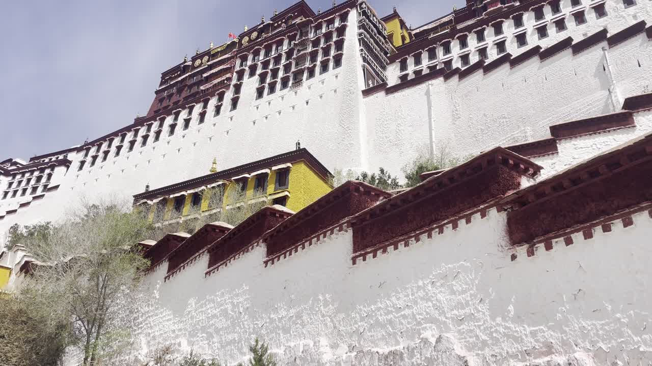 establishing view at the Potala Palace Museum, Icon of Tibetan Buddhism in Lhasa