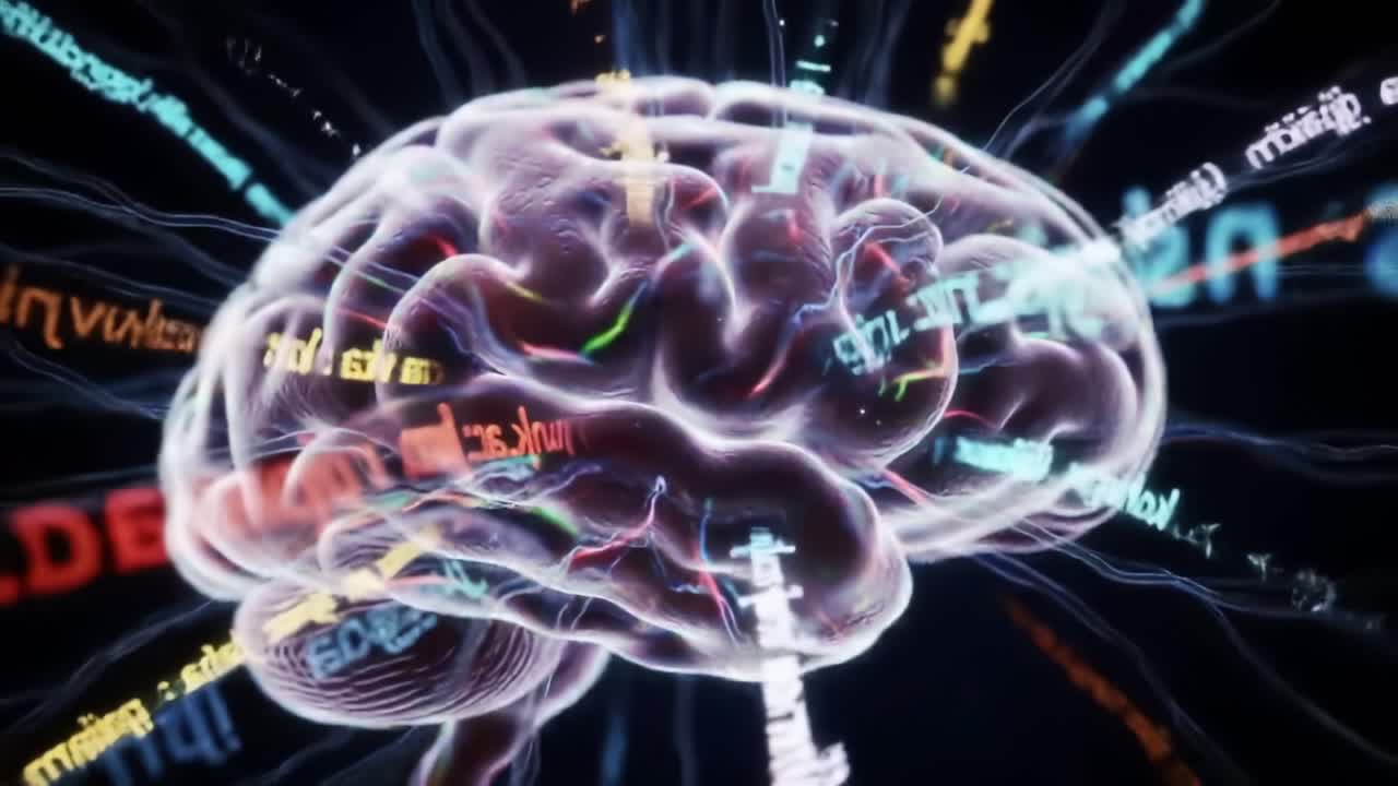 Exploration of Neural Connections: A Stunning Visualization of the Human Brain with Dynamic Data Streams and Cognitive Insights