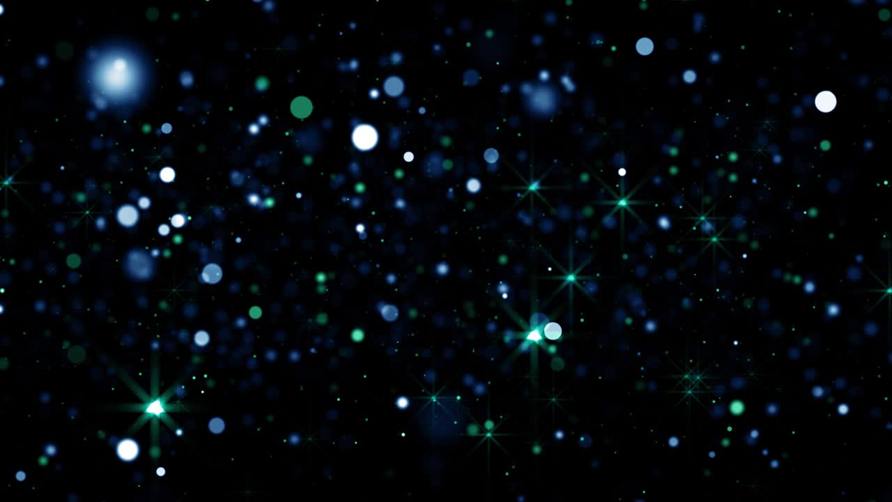 입자 먼지 추상적인 빛 보케 모션 제목 영화적 배경 루프