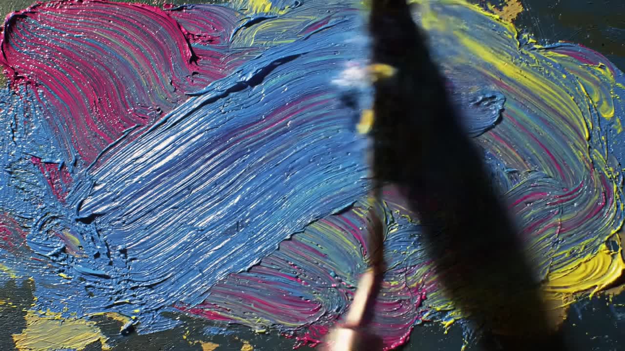 Oil Painting Process with Palette Knife